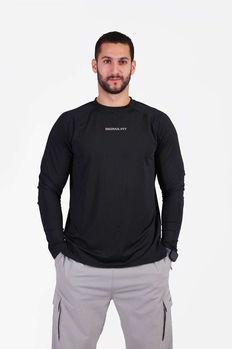 SIGMA FIT Warm Lock Tee Black - Image 1